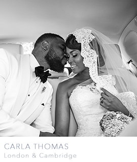 Cambridge and London wedding photographer Carla Thomas