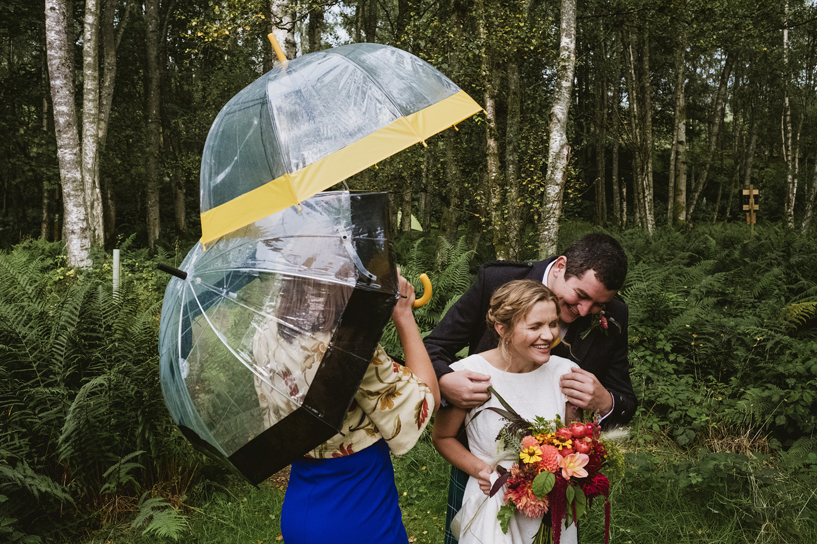 Documentary style wedding photos by York Place Studios