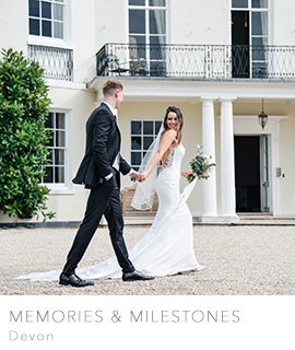 Devon wedding photographer Memories and Milestones