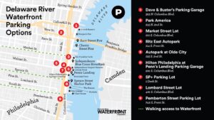 Parking map for Philadelphia